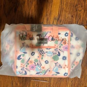 Matilda Jane Pastel Floral Cooler Tote Bag Pink Peach NWT NIB